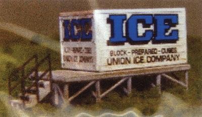 GCLaser 2363 N Scale Bulk Ice Platform - Kit (Laser-Cut Wood) -- 5/32 x 1-5/8 x 3/4" For Classic Metal Works R-190