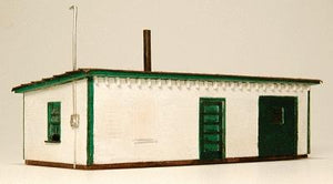 GCLaser 298 N Scale Tool House - Kit (Laser-Cut Wood) -- 2-11/16 x 1-5/16 x 1-1/4" 6.8 x 3.3 x 3.2cm