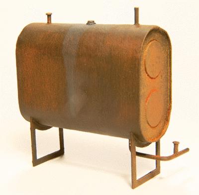 GCLaser 3104 O Scale Fuel Tank w/Pipes & Stems - Kit