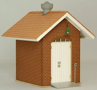 GCLaser 39064 O Scale Brick Oil Shed -- Laser-Cut Kit - 3-1/16" x 3-3/8" x 3-5/8" 7.8 x 8.6 x 9.2cm