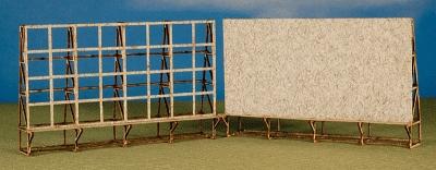 GCLaser 51032 Z Scale Billboard pkg(2) - Kit (Laser-Cut Wood) -- 1-13/16 x 3/8 x 1-1/16"