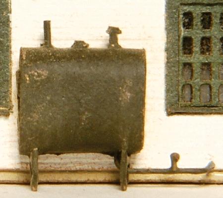 GCLaser 5104 Z Scale Fuel Tank pkg(2) - Kit (Laser-Cut Wood) -- 3/8 x 5/32 x 3/8"