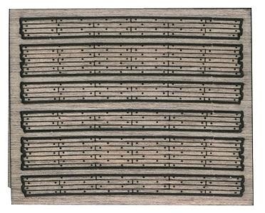 GCLaser 51294 Z Scale 490mm Radius Curved Grade Crossing -- Kit