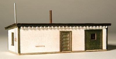 GCLaser 5298 Z Scale Tool House - Kit (Laser-Cut Wood) -- 1-15/16 x 31/32 x 15/16"