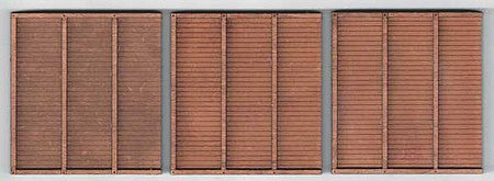 GCLaser 9116 N Scale Timber Retaining Walls - Laser-Cut Wood Kit -- 1-15/16 x 2-3/4 x 1/4" 12" Total pkg(6)