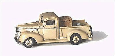 GHQ 57007 N Scale American Truck - (Unpainted Metal Kit) -- 1941 Pickup