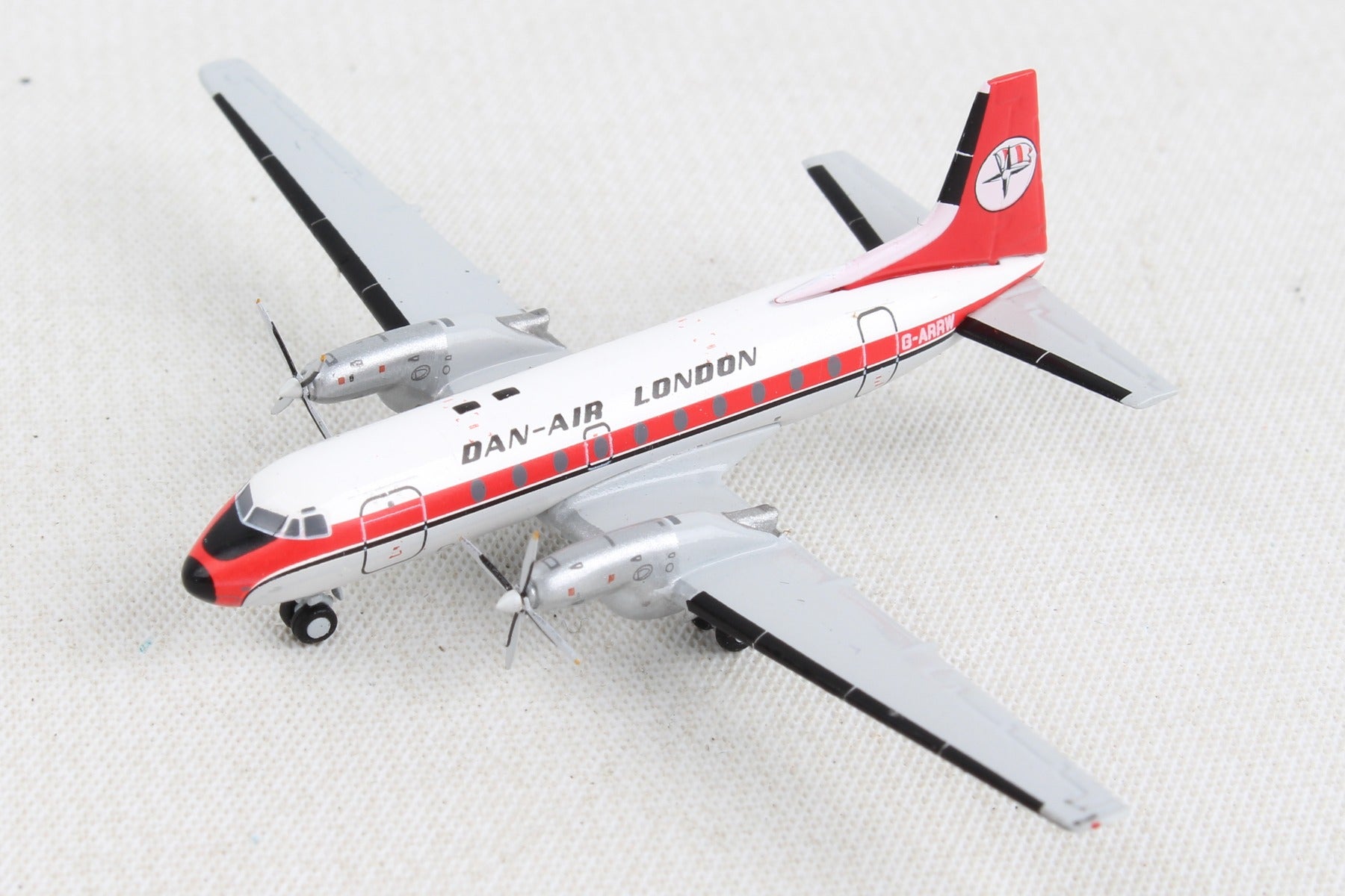 Gemini Jets GJ112 Gemini Dan Air Hs748 1/400 Reg#G-Arrw
