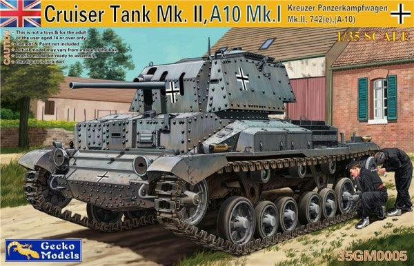 Gecko Models 350005 1/35 Cruiser Panzerkampfwagen A10 Mk I/II 742(e) Tank