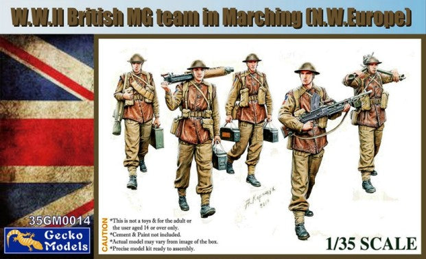 Gecko Models 350014 1/35 WWII British MG Team in March NW Europe (5)