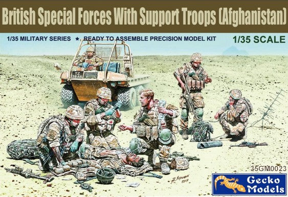 Gecko Models 350023 1/35 British Special Forces w/Support Troops Afghanistan (6)
