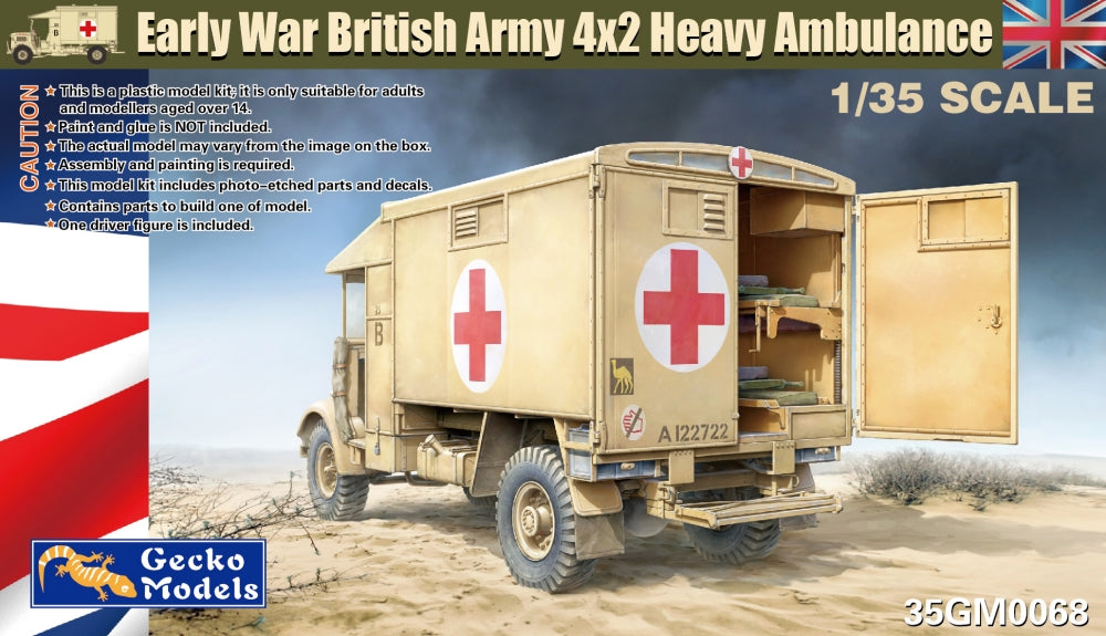Gecko Models 350068 1/35 Early War British Army 4x2 Heavy Ambulance