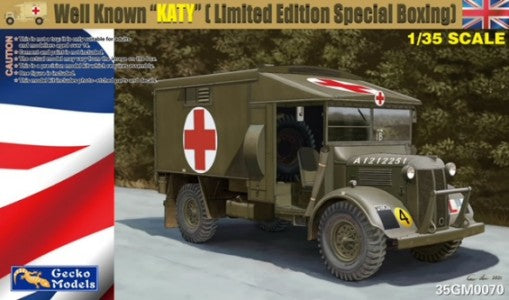 Gecko Models 350070 1/35 WWII Katy (K2/Y) British Heavy Military Ambulance (Limited Edition)