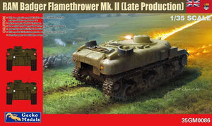 Gecko Models 350086 1/35 RAM Badger Mk II Late Production Flamethrower Tank