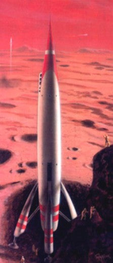 Glencoe Models 6914 1/144 Mars Liner Rocket Ship