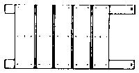 Grandt Line 107 O Scale Box Car End Roof Walks -- Rio Grande