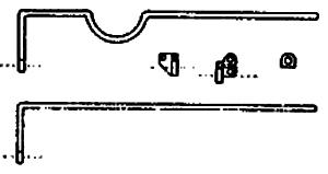 Grandt Line 113 O Scale Coupler Lift Bars & Brackets