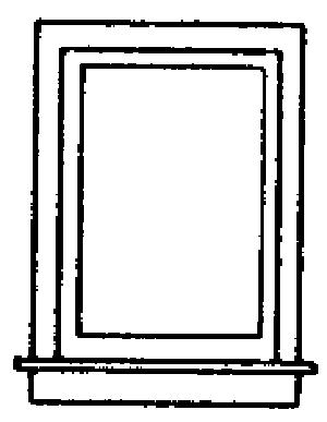 Grandt Line 21 O Scale Caboose Side Windows -- Rio Grande