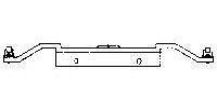 Grandt Line 3055 O Scale Pasenger Car Trucks -- Rio Grande - With Composite Wood & Steel Outside Bearing Bolster