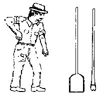 Grandt Line 3098 O Scale Cast Metal Figure -- Track Worker w/Spade & Claw Bar