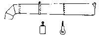 Grandt Line 3104 O Scale Cast Metal Water Spout Set