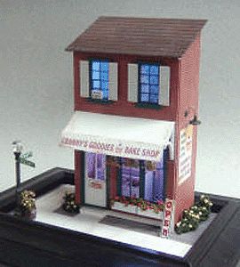 Grandt Line 3414 O Scale Granny's Bakery w/Interior Details -- Kit - 4 x 6" 10.2 x 15.2cm