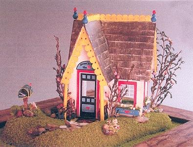 Grandt Line 3432 O Scale Fairy Hill Series Miniatures (Quarter Inch) -- Mrs. Polliwaddle's Gnome Home
