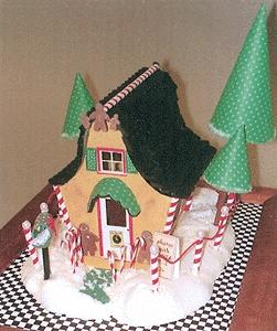 Grandt Line 3441 O Scale Seasonings-Series of 1/4" Scale Cottages (1:48 Scale) -- Photos with Santa