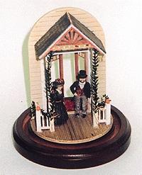 Grandt Line 3455 O Scale Detail Kit For Display Dome #300-3450 (Sold Separately) -- Dr. & Mrs. Danforth - Christmas