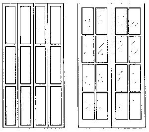 Grandt Line 3503 O Scale Balcony Doors/Shutters -- Wells Fargo