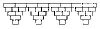 Grandt Line 3504 O Scale Brick Cornices -- Wells Fargo