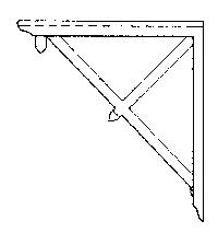 Grandt Line 3518 O Scale Roof Brackets -- End