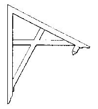 Grandt Line 3519 O Scale Roof Brackets -- Side