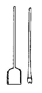 Grandt Line 3554 O Scale Spade & Claw Bar -- Delrin