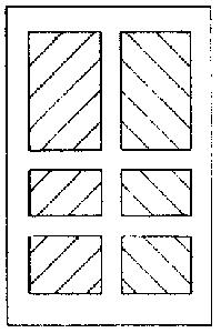 Grandt Line 3606 O Scale Baggage Door -- Rio Grande Sargents Station - Scale 55 x 85" 140 x 216cm pkg(2)
