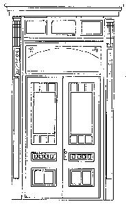 Grandt Line 3622 O Scale Victorian Entryway Kit