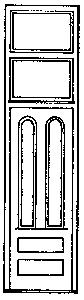 Grandt Line 3625 O Scale Single Door -- 33 x 12"