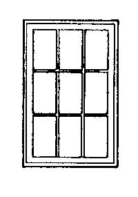 Grandt Line 3739 O Scale Masonry Windows -- Scale 46 x 72" 117 x 183cm pkg(2)