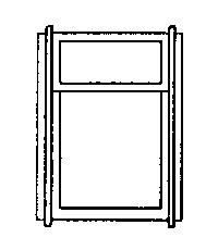 Grandt Line 3801 O Scale Wide Coach Windows -- Rio Grande