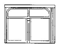 Grandt Line 3807 O Scale Double Winodws -- Hall Scott pkg(12)