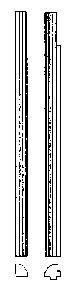 Grandt Line 3817 O Scale Corner Moldings -- Passenger Cars