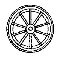Grandt Line 38 O Scale Cast Iron Railcar Wheels -- 20", 10-Spoke