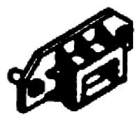 Grandt Line 4048 S Scale Coupler Pockets -- Rio Grande Box Car