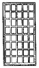 Grandt Line 5010 HO Scale Windows -- Roundhouse 40-Pane, Scale 60 x 120" 152 x 305cm pkg(6)
