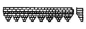 Grandt Line 5020 HO Scale Wells Fargo Brick Cornice
