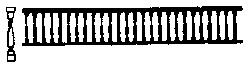 Grandt Line 5035 HO Scale Porch Railing w/Turned Spindle
