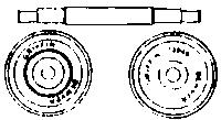 Grandt Line 5055 HO Scale Wheelsets -- Plastic 26" Griffin-Denver (For Scenic Use Only)