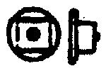 Grandt Line 5100 HO Scale Nut-Bolt-Washer (Plastic) -- 1-3/4" Nut w/2-1/2" Steel Washer pkg(175)