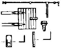 Grandt Line 5106 HO Scale Standard Gauge Refrigerator Car Hardware Set