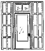 Grandt Line 5137 HO Scale Door -- 4'2 x 9'7" Single w/Iron Shutters