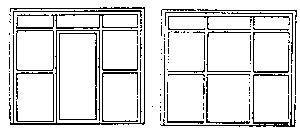 Grandt Line 5157 HO Scale Window & Door Set -- 115 x 97"